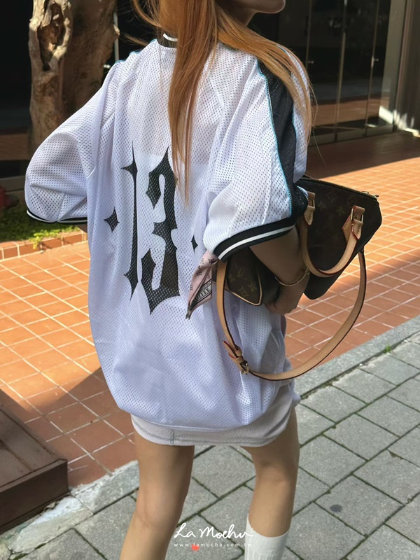 涼感布棒球長版上衣